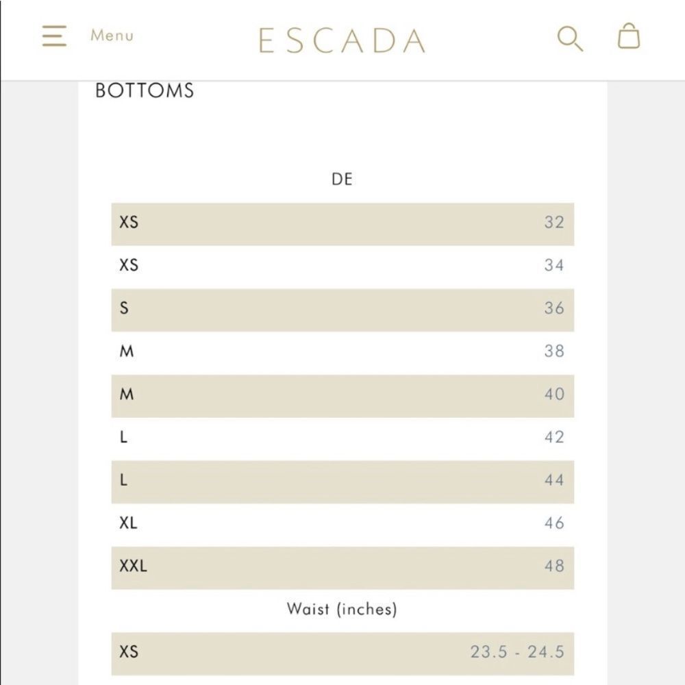 ESCADA pencil skirt with lovely buttons - Picture 7 of 8